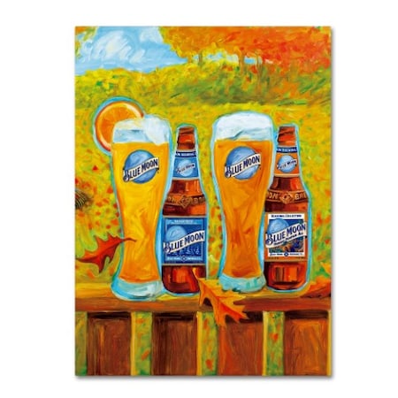 Blue Moon 'Harvest' Canvas Art,14x19